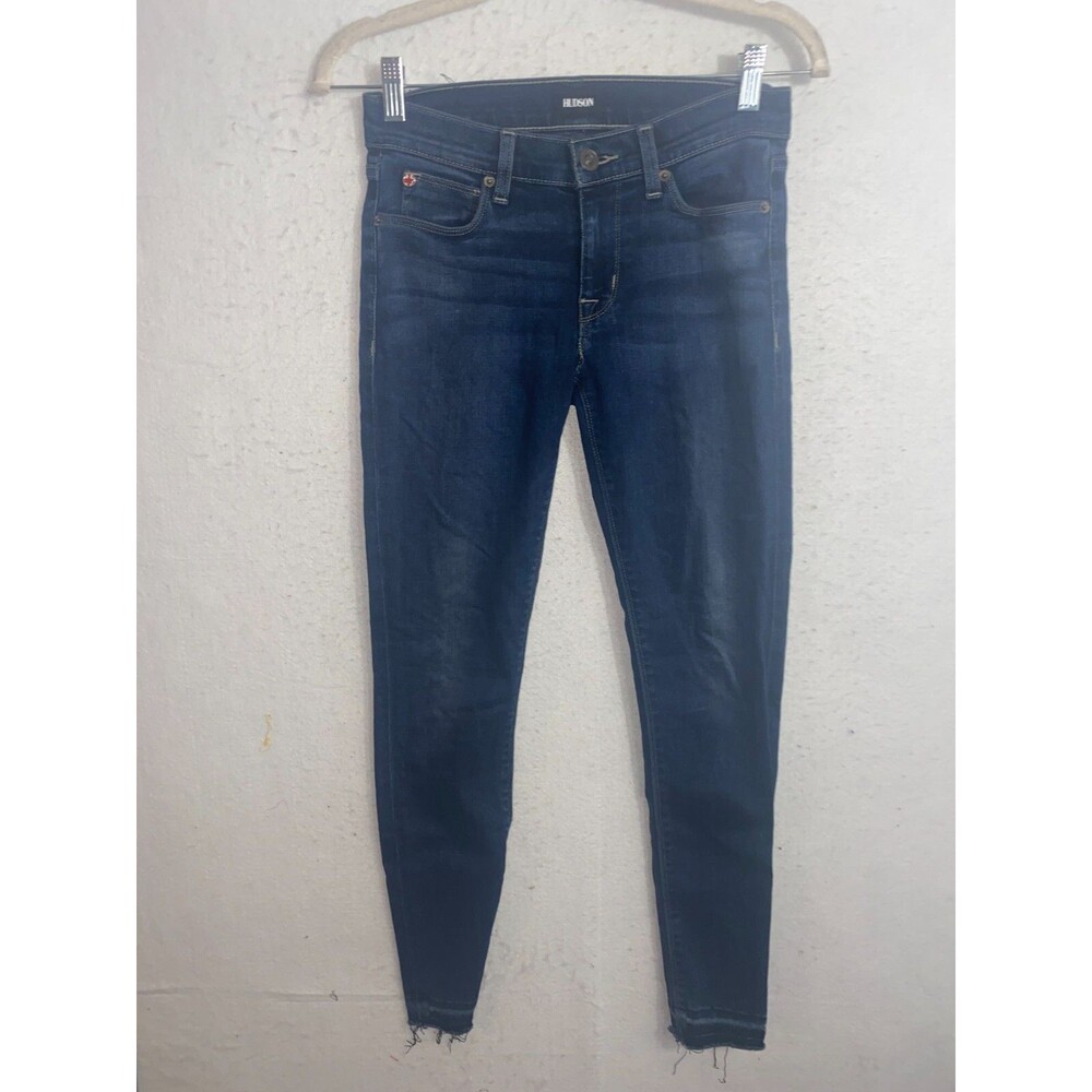 Hudson Jeans Size 26 Blue Skinny Leg Made In LOS ANGELES USA Stretch